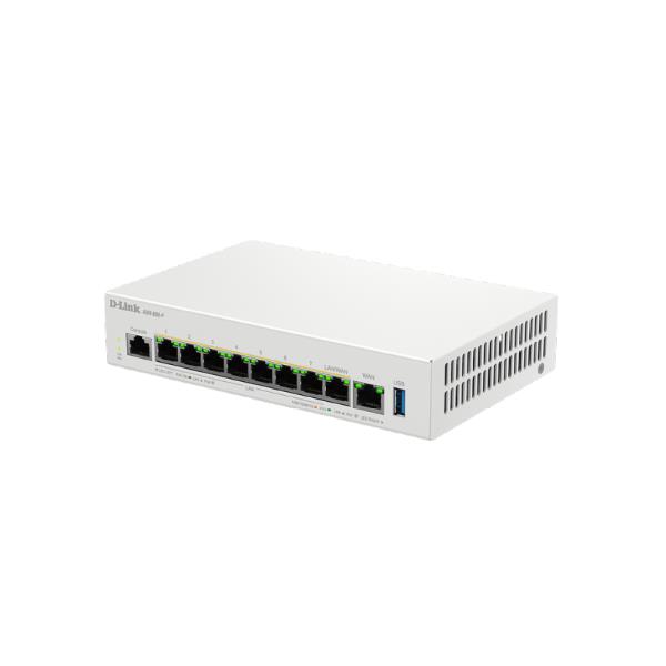 Switch D-Link DBR-600-P 8 Porte PoE Gigabit 2.5G Uplink Gestito - immagine 5