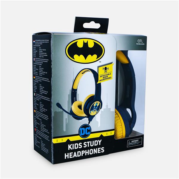 Cuffie Gaming Oceania Trading BATMAN con Microfono Nero - immagine 10
