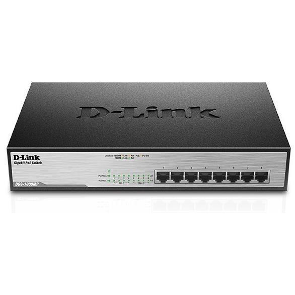 Switch D-Link DGS-1008MP 8 Porte Gigabit PoE Unmanaged - immagine 5