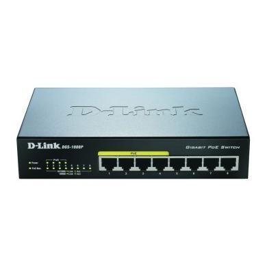Switch D-Link DGS-1008P 8 Porte Gigabit 4 PoE - immagine 3