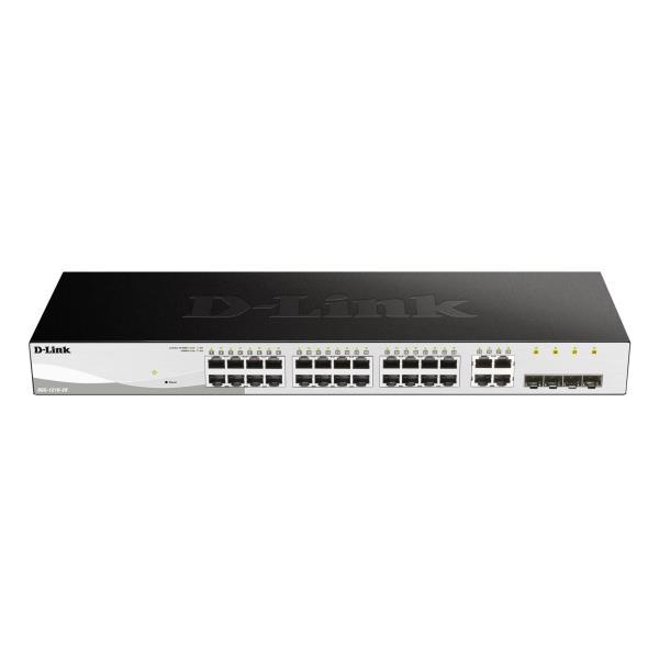 Switch D-Link DGS-1210-28P/E 28 Porte Gigabit 24 PoE Smart Managed - immagine 4