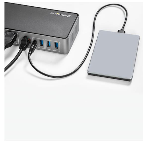 Docking Station Startech Triplo Monitor USB-C USB-A HDMI DP - immagine 5