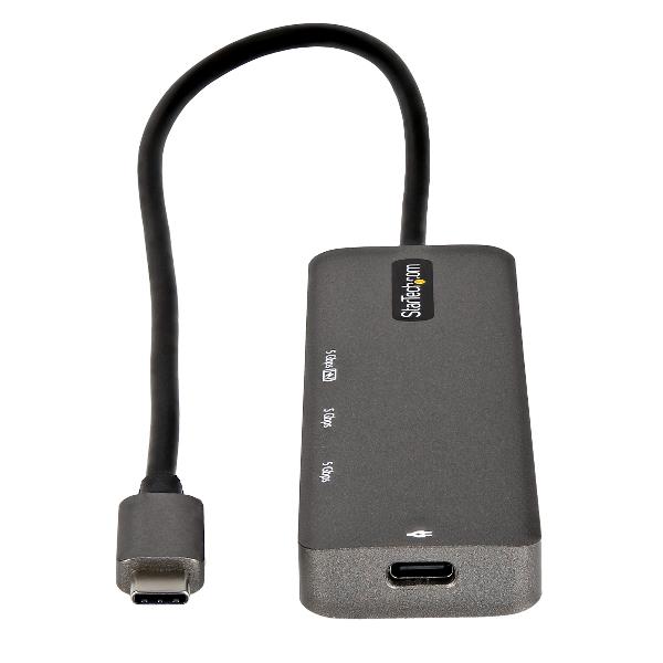 Docking Station Startech USB-C Grigio Multiporta Ricarica - immagine 4