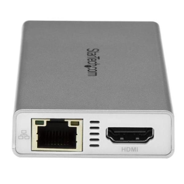 Docking Station Startech Mini USB-C a HDMI 4K Hub USB Grigio - immagine 3