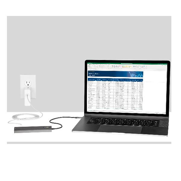 Docking Station Startech USB-C a HDMI 2.0 4K 60Hz Grigio - immagine 4