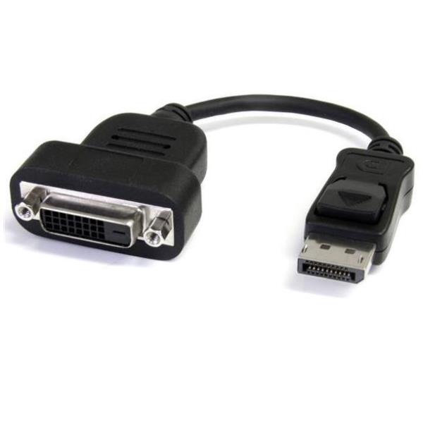 Adattatore DisplayPort a DVI-D Startech Attivo 24+1 Pin Nero - immagine 3