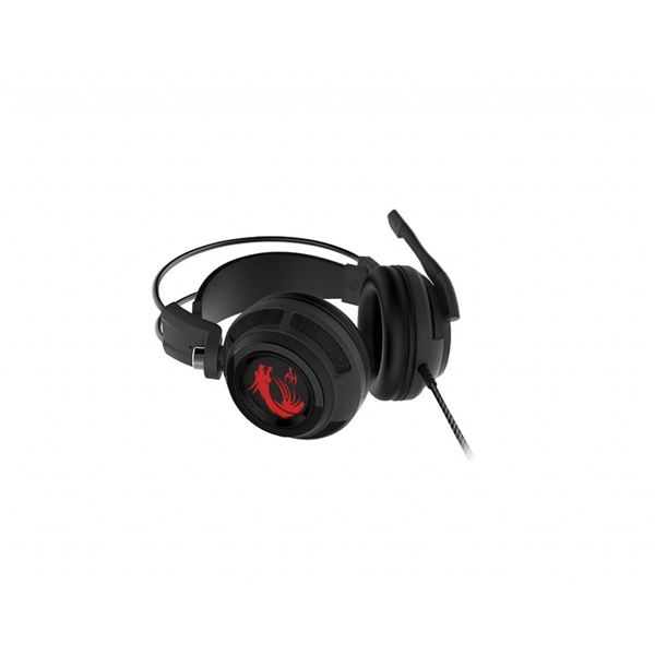 Cuffie Gaming MSI DS502 USB Noise Canceling Nero - immagine 2