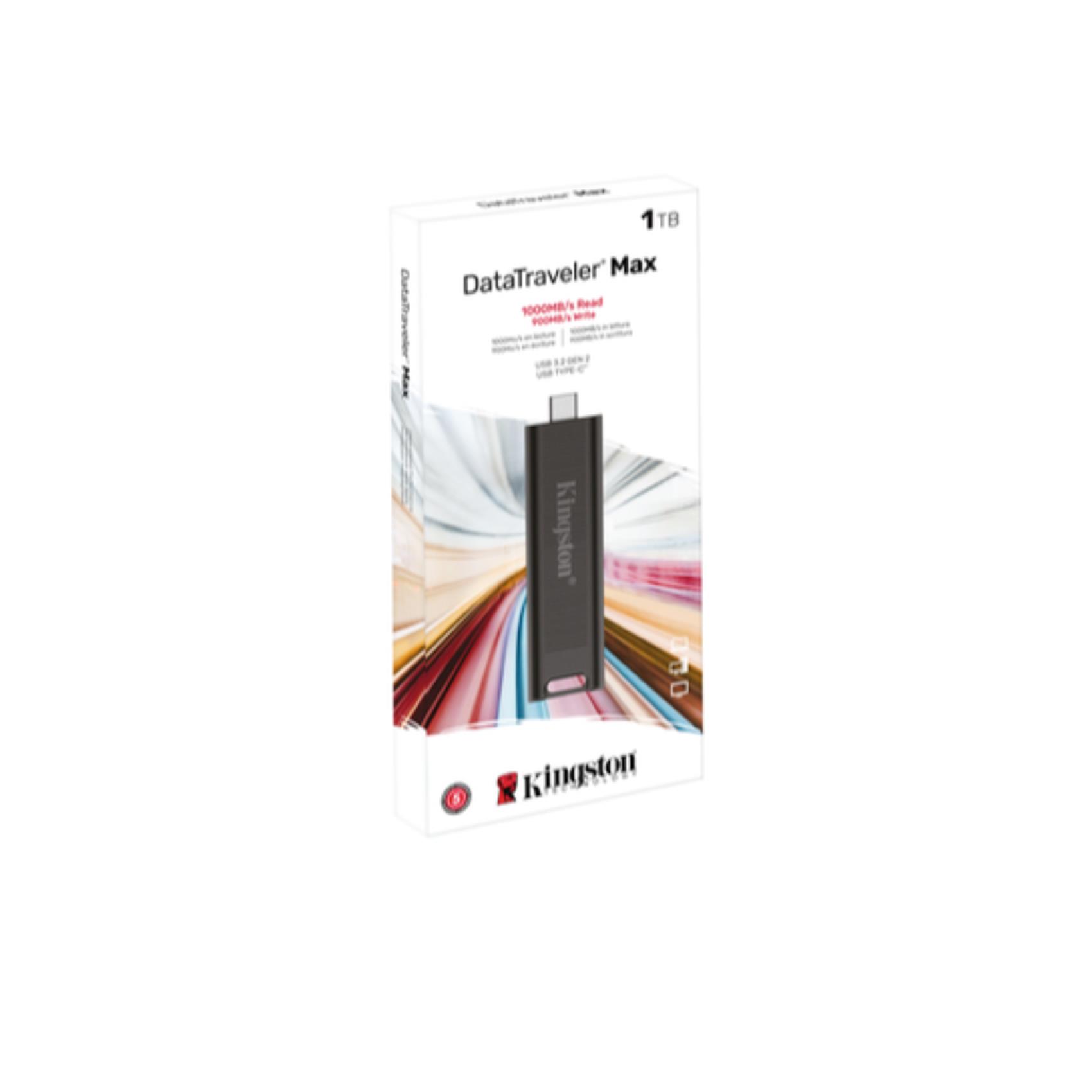 Chiavetta USB Kingston DTMAX 1TB USB-C 1000MB/s Lettura Scrittura - immagine 2