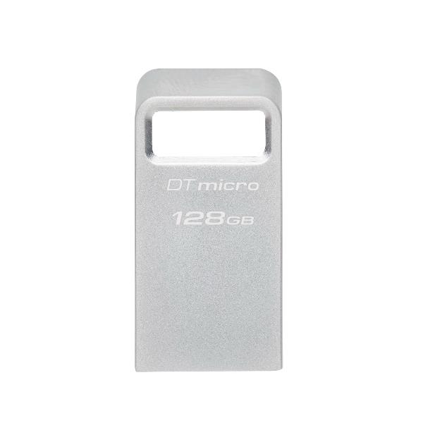 Chiavetta USB Kingston DataTraveler Micro 128GB USB 3.2 Argento - immagine 3