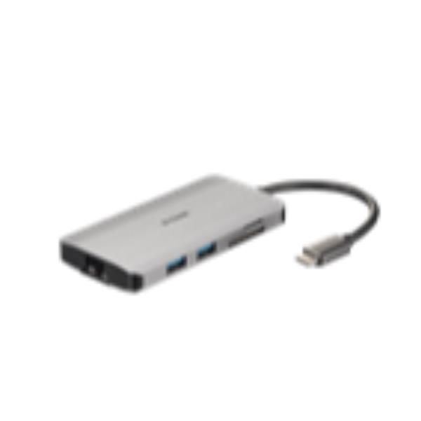 Hub USB D-Link DUB-M810 4 Porte USB 3.2 Gen 1 Grigio - immagine 2