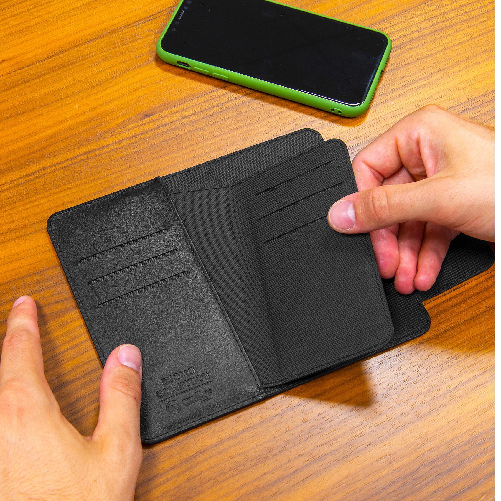Custodia Smartphone Celly DUOMO Universale Magnetica fino a 6.5" Nero - immagine 2