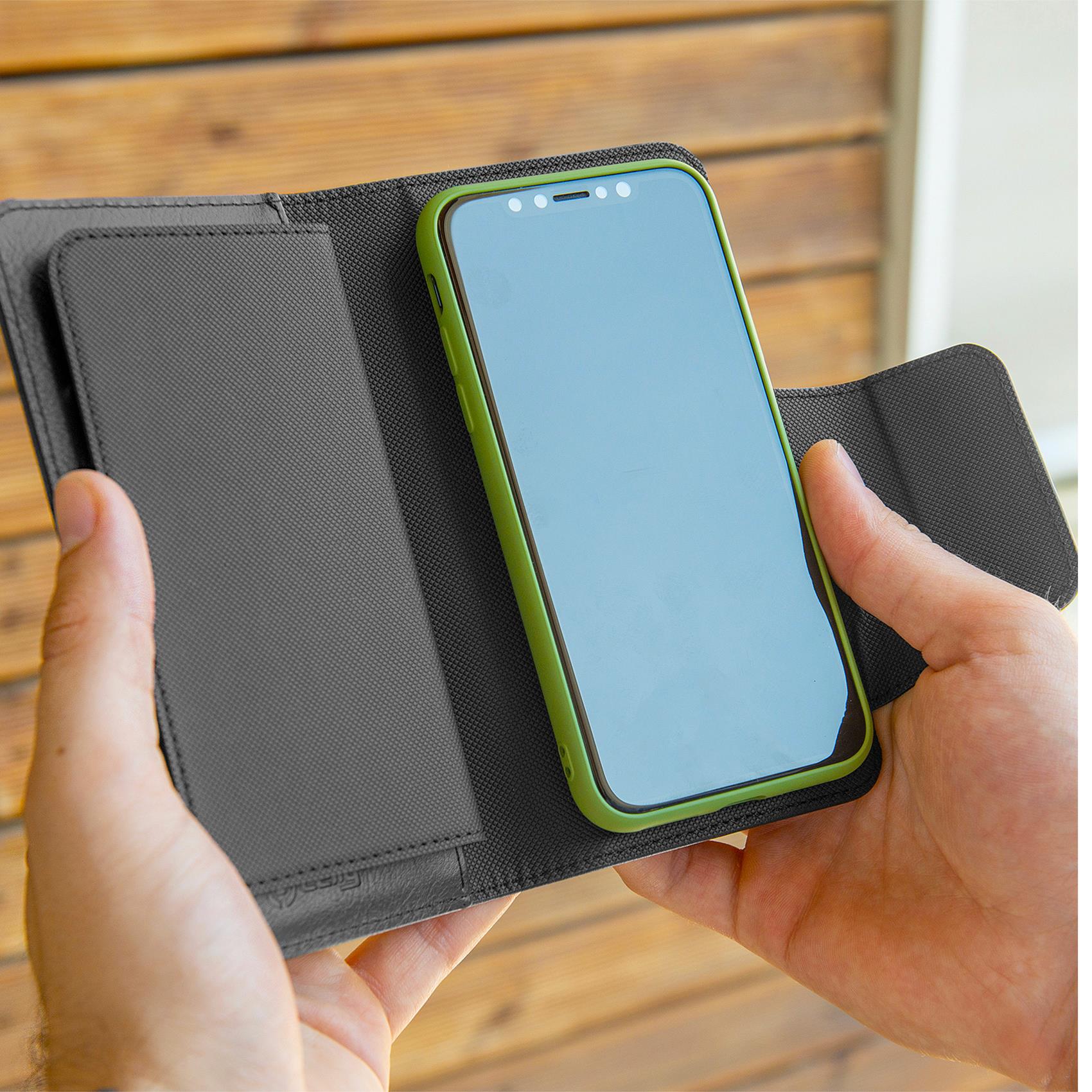 Custodia Smartphone Celly DUOMO Universale Magnetica fino a 6.5" Nero - immagine 7