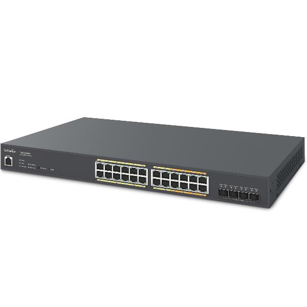 Switch Engenius ECS2528FP 24 Porte Gigabit PoE+ 410W 4 Uplink Gestito - immagine 3