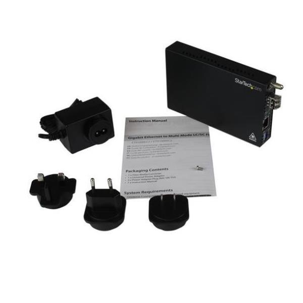 Convertitore Media Fibra Startech SC 1000BASE-T Multimodale 500m - immagine 3