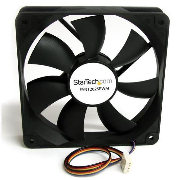 Ventola PC Startech PWM 120mm 25mm Raffreddamento Nero - immagine 2