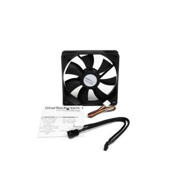 Ventola PC Startech PWM 120mm 25mm Raffreddamento Nero - immagine 3