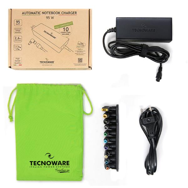 Alimentatore Notebook Tecnoware Universale Nero - immagine 6