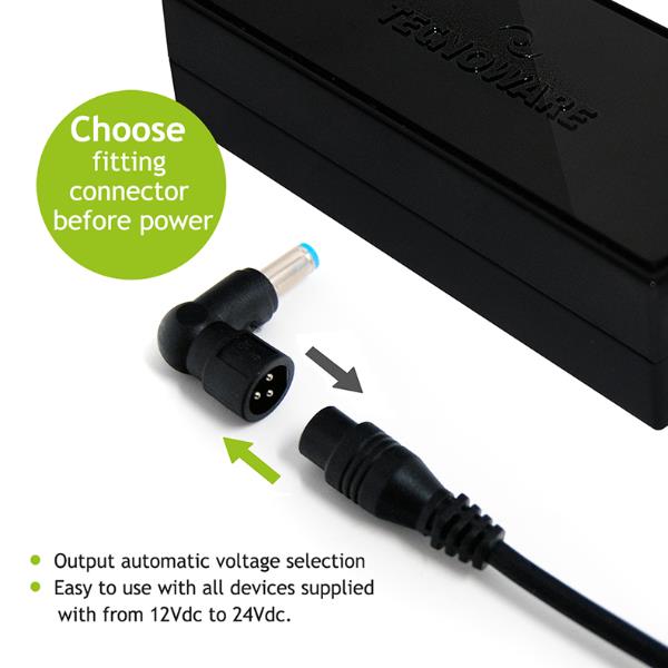 Alimentatore Notebook Tecnoware Universale Nero - immagine 7