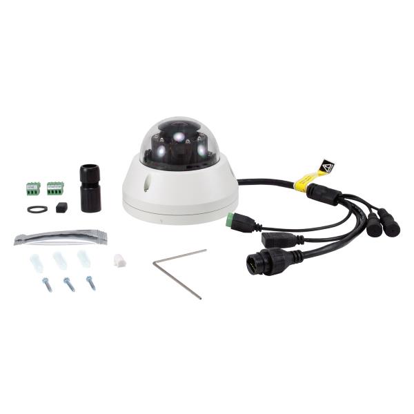 Telecamera IP Level One FCS-3307 Dome 5MP PoE Audio 2-vie IP68 IK10 - immagine 3