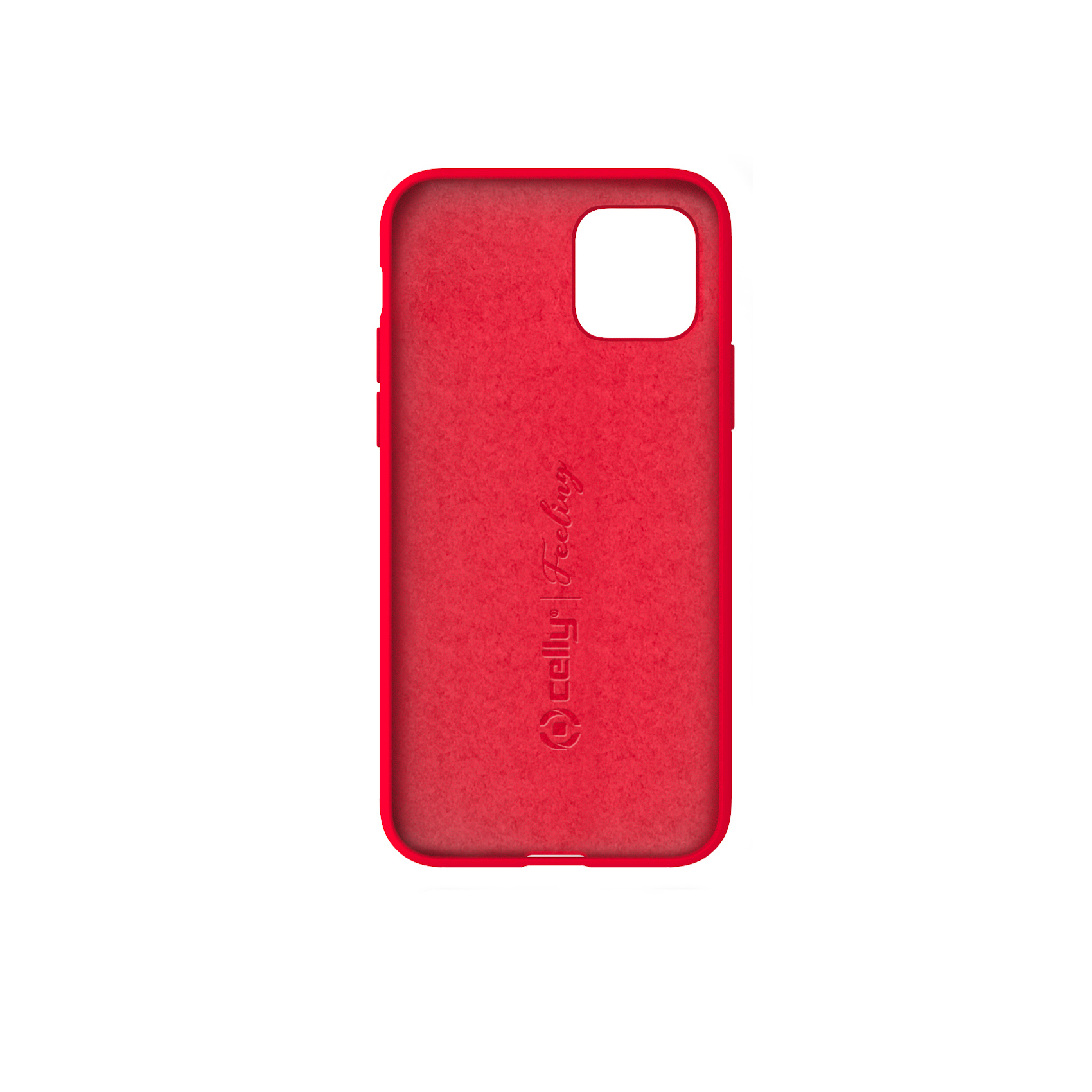 Cover Celly FEELING per iPhone 11 Pro in Silicone Rosso - immagine 2