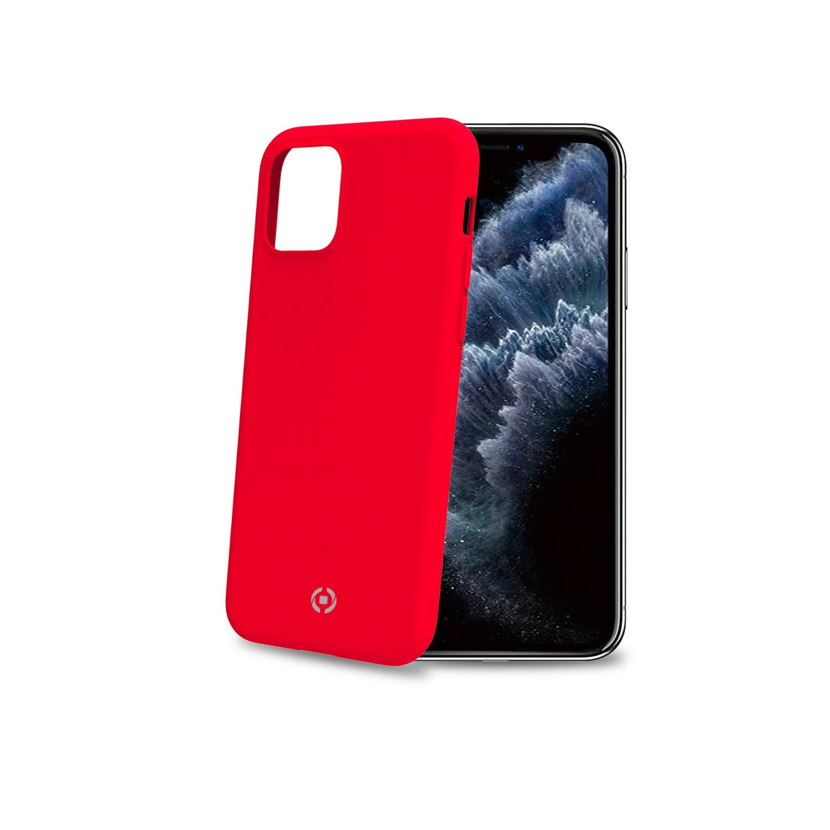 Cover Celly FEELING per iPhone 11 Pro in Silicone Rosso - immagine 6