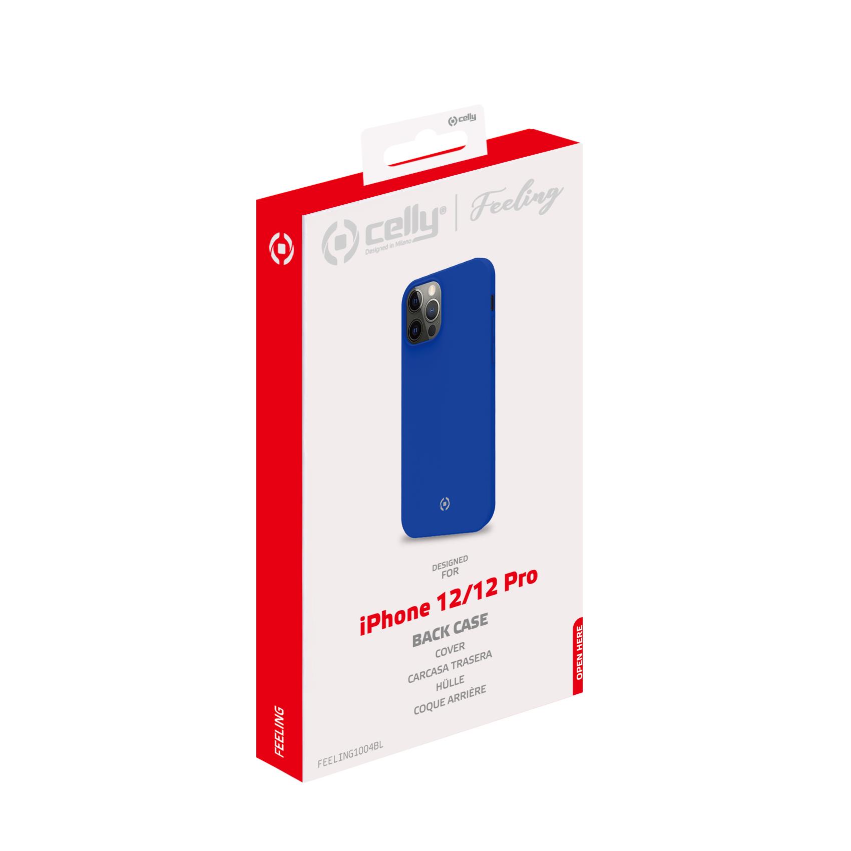 Cover Celly FEELING per iPhone 12 Pro e iPhone 12 Blu - immagine 3