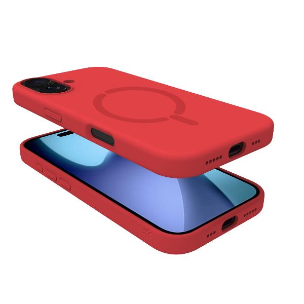 Cover Celly FEELINGMAG per iPhone 17 in TPU Rosso - immagine 5
