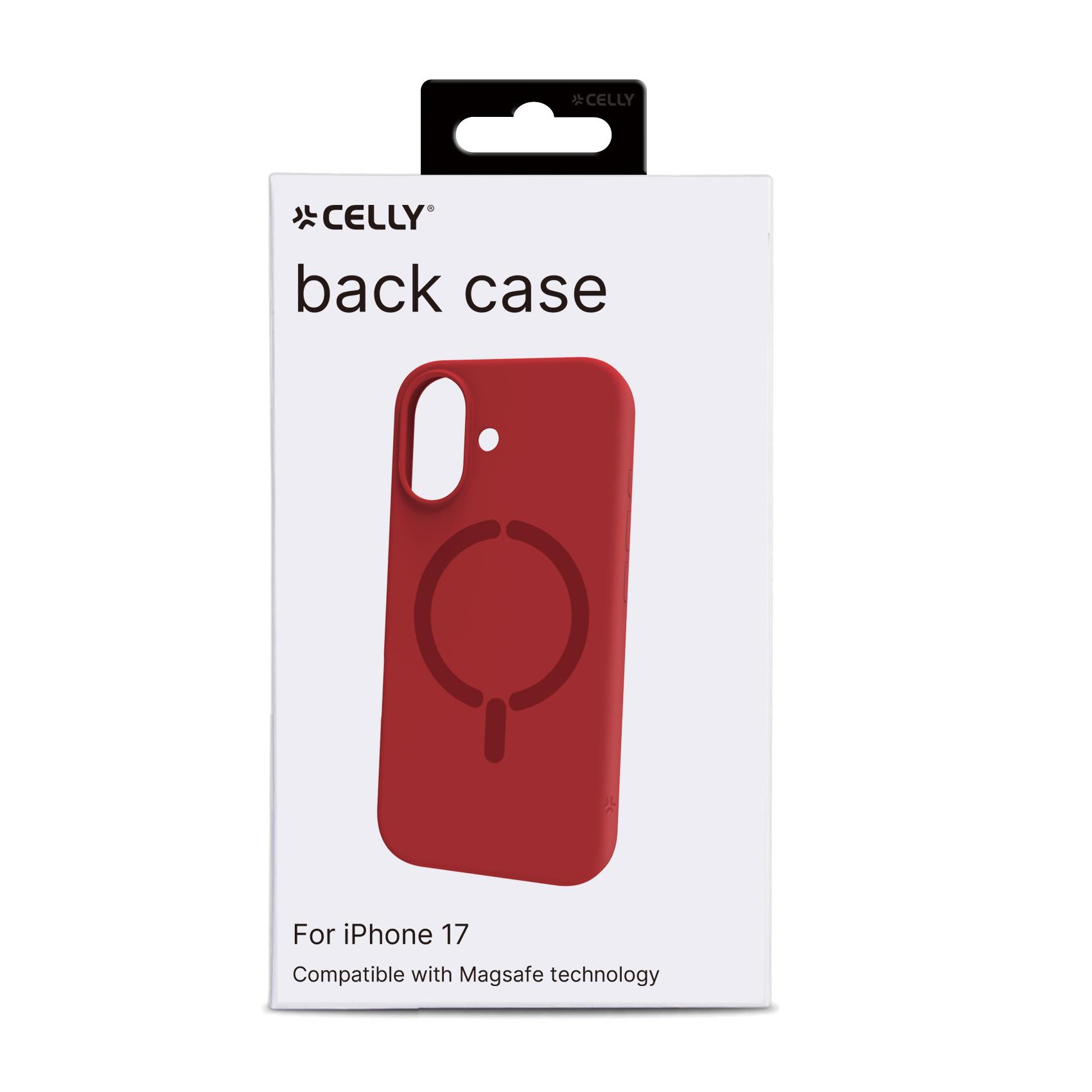 Cover Celly FEELINGMAG per iPhone 17 in TPU Rosso - immagine 6