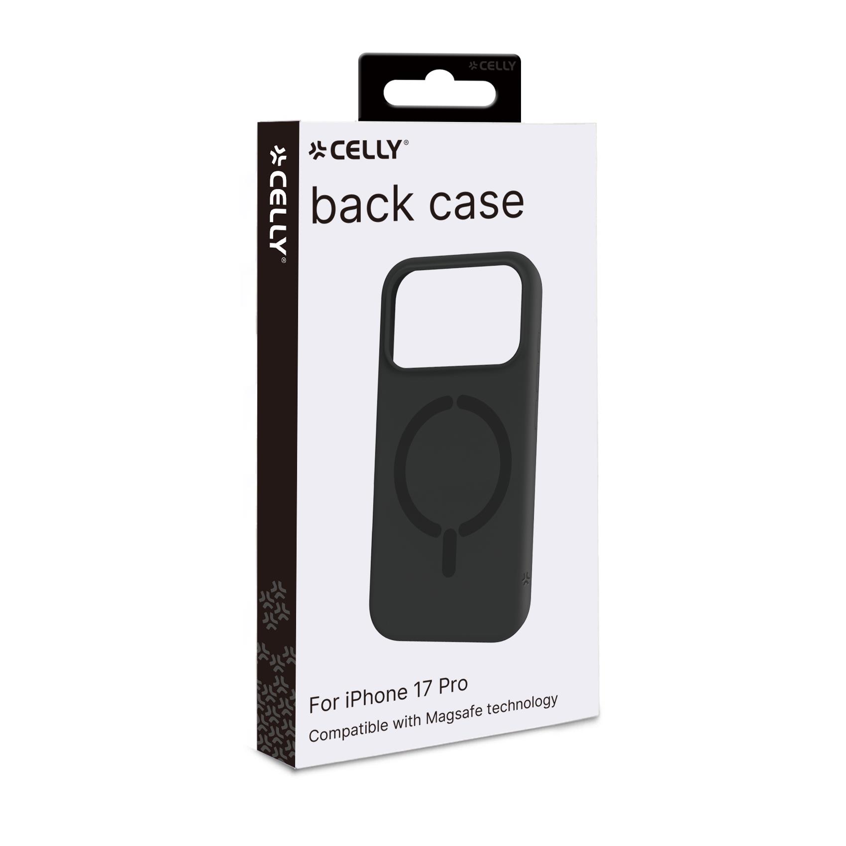 Cover Celly FEELINGMAG per iPhone 17 Pro in TPU Nero - immagine 6