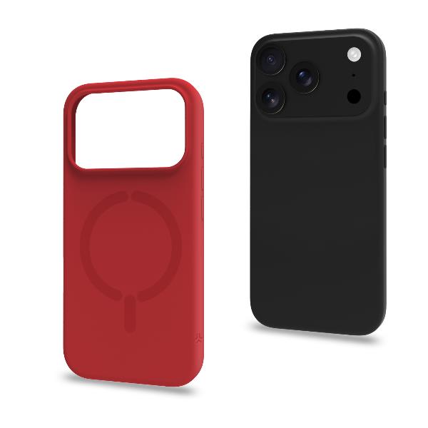 Cover Celly FEELINGMAG per iPhone 17 Pro in TPU Rosso - immagine 3