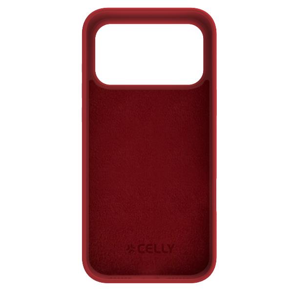Cover iPhone 17 Pro Max Celly FEELINGMAG in TPU Rosso - immagine 2