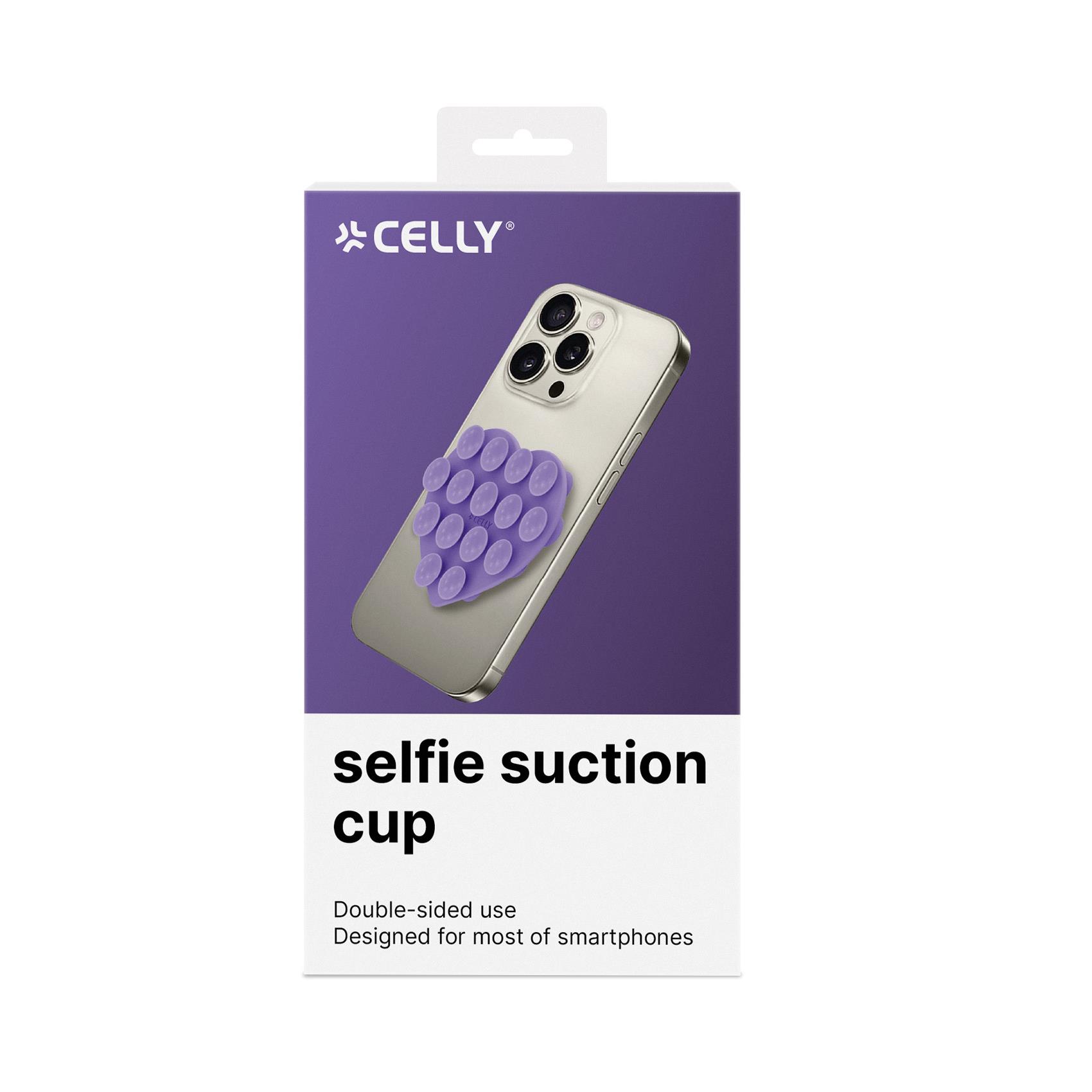 Ventosa per Smartphone Celly FixHeart Viola - immagine 3
