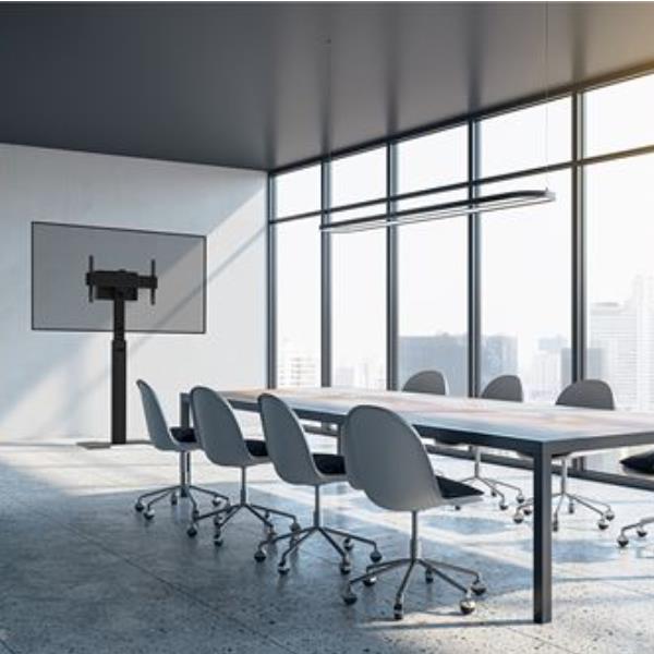 Supporto TV a Pavimento Neomounts FL45S-825BL1 per Schermi fino a 75" 70kg - immagine 3