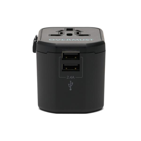 Adattatore da Viaggio Universale Prodotti Bulk per Notebook Nero - immagine 3