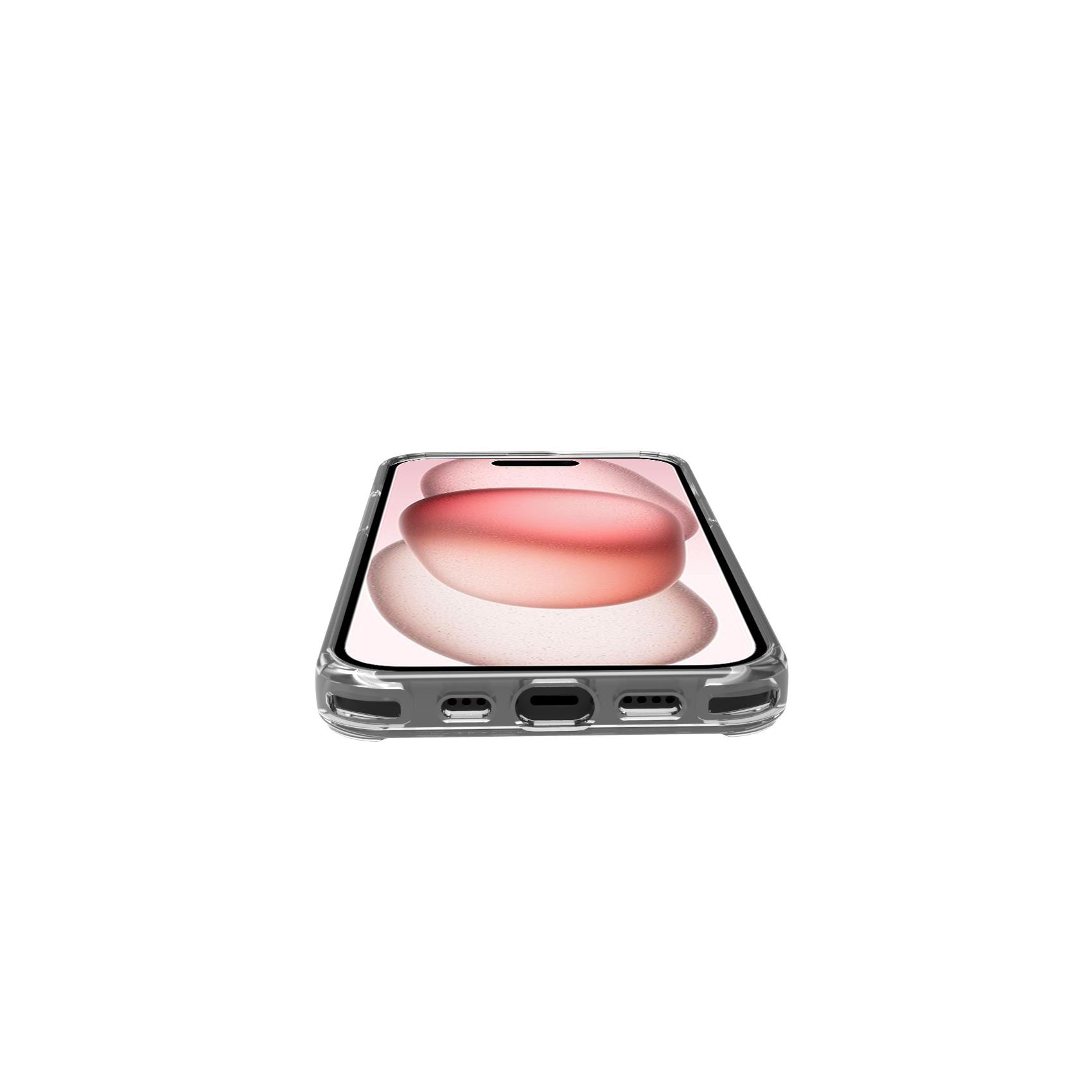 Cover iPhone 15 Celly Freedom Case Trasparente con Laccio - immagine 8