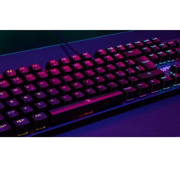 Tastiera Gaming Bulk SPYCO Full 104 Keys Switch Marroni Retroilluminata - immagine 5