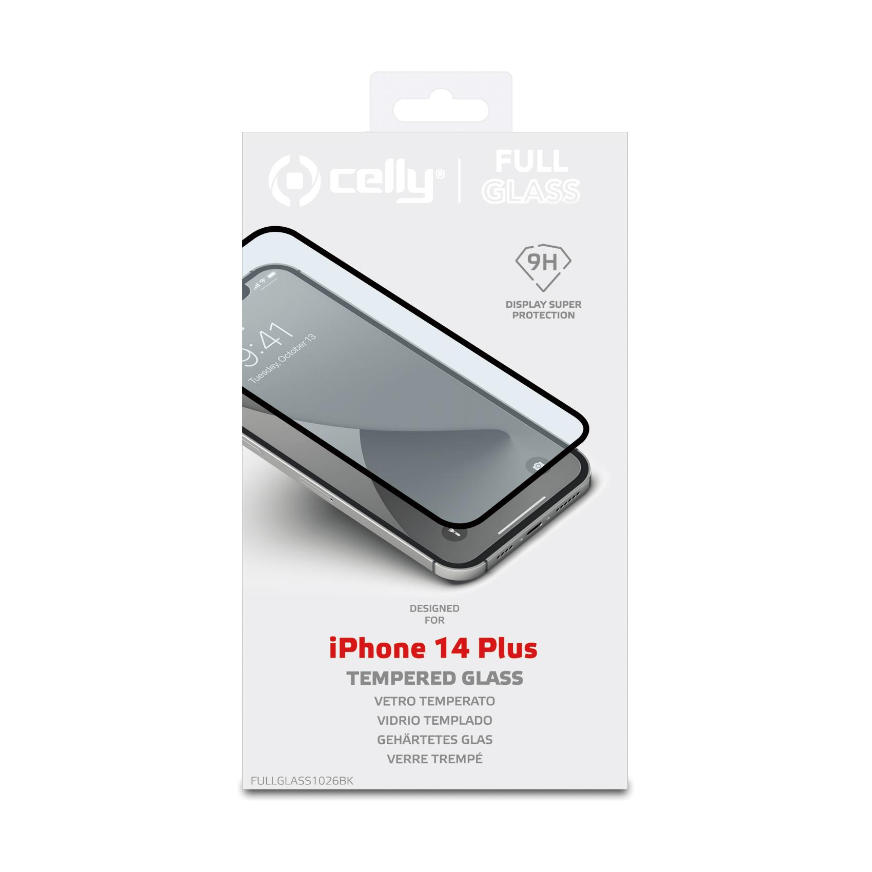 Proteggi Schermo Celly Full Glass per iPhone 14 Plus e 13 Pro Max - immagine 6