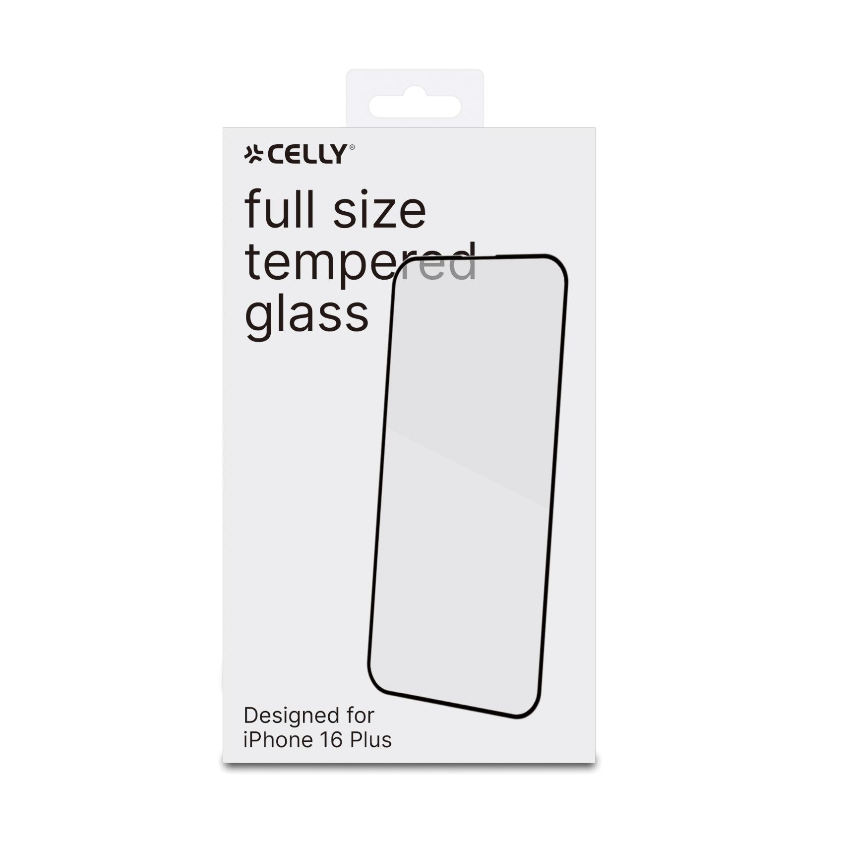 Proteggi Schermo Celly Full Glass per iPhone 16 Plus Vetro Temperato - immagine 4