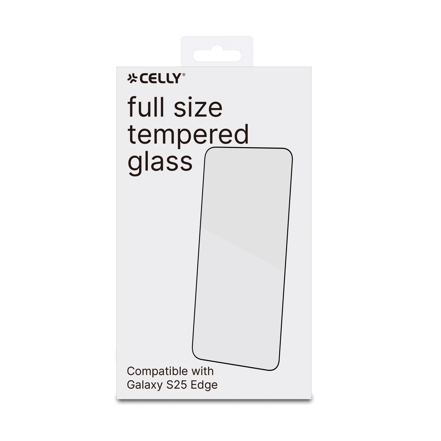 Proteggi Schermo Celly Full Glass per Samsung Galaxy S25 Edge - immagine 2