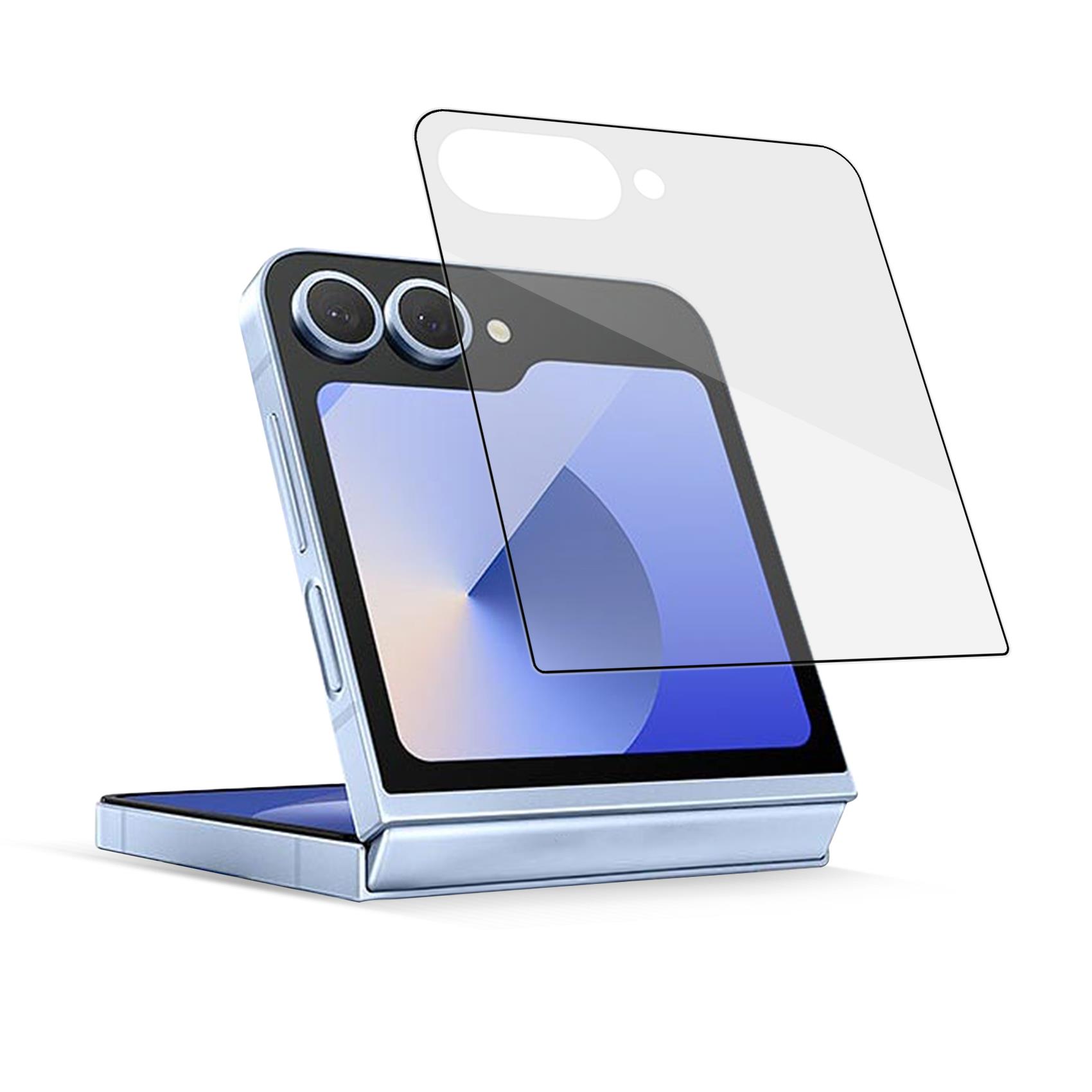 Proteggi Schermo Celly Full Glass per Samsung Galaxy Z Flip 6/7 FE - immagine 2