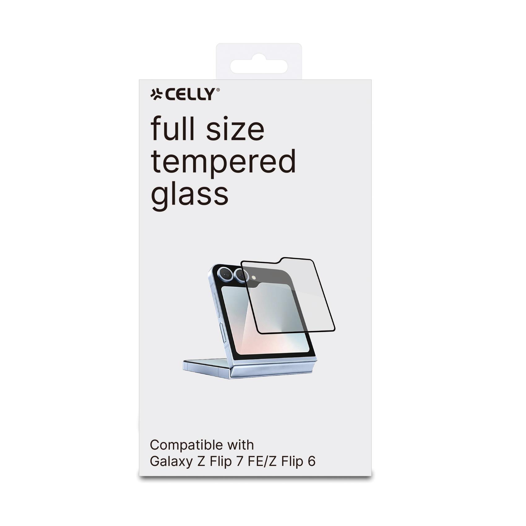 Proteggi Schermo Celly Full Glass per Samsung Galaxy Z Flip 6/7 FE - immagine 3