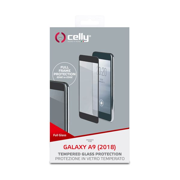 Proteggi Schermo Celly Full Glass per Samsung Galaxy A9 2018 - immagine 3