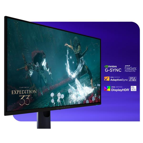Monitor Gaming Alienware 27" 4K OLED 240Hz G-Sync Ultimate - immagine 2