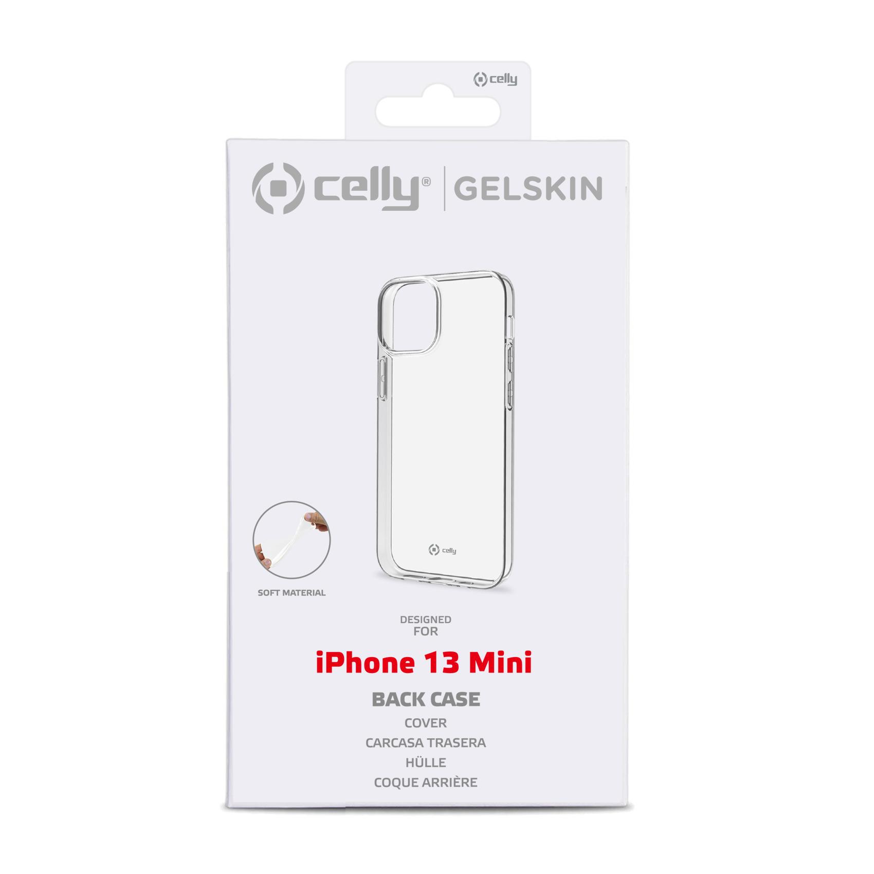 Cover Celly GELSKIN per iPhone 13 Mini Trasparente TPU - immagine 4
