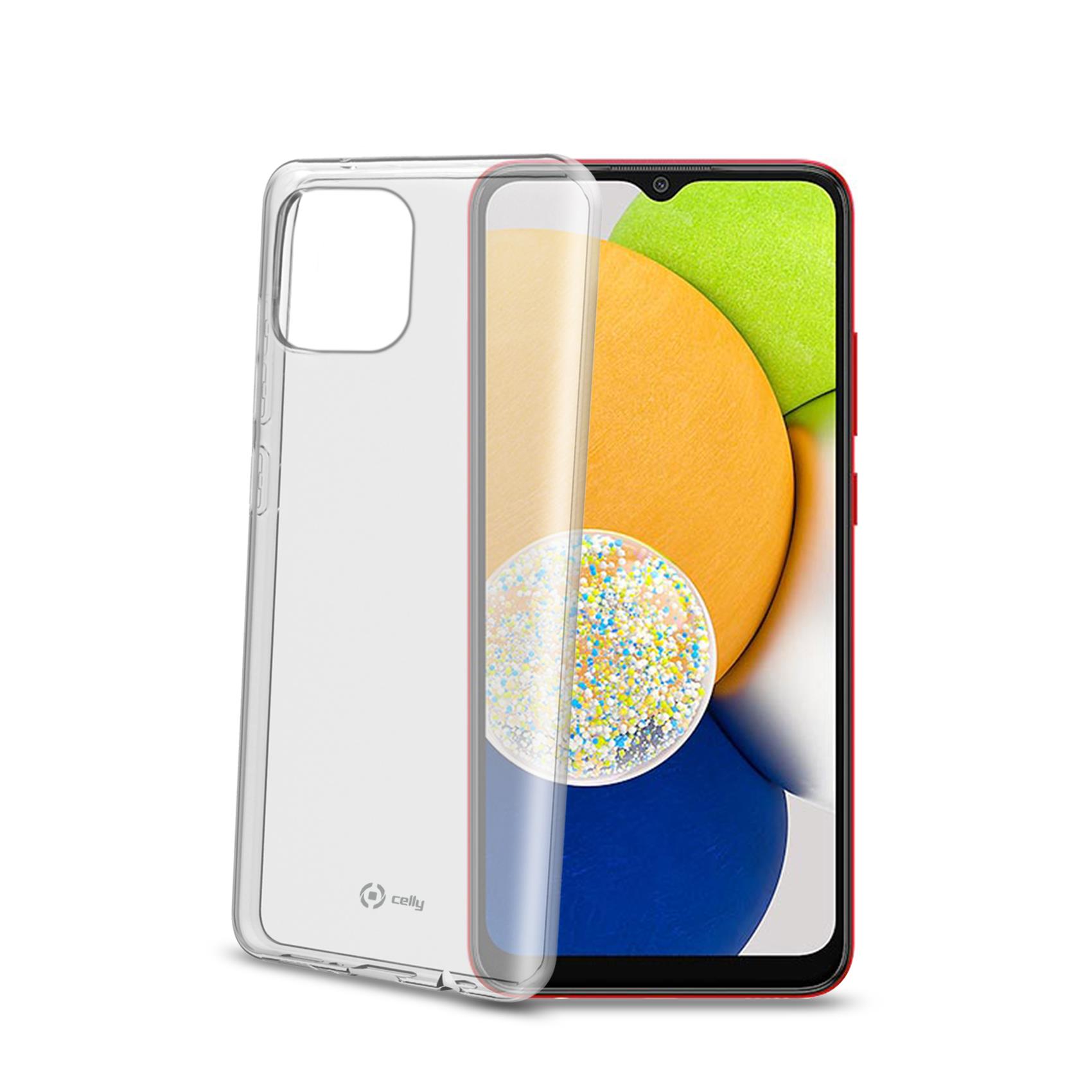Cover Celly GELSKIN per Samsung Galaxy A03 Trasparente - immagine 5