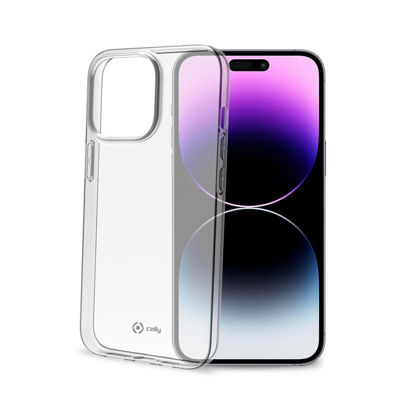 Cover Celly GELSKIN per iPhone 14 Pro Max Trasparente - immagine 2