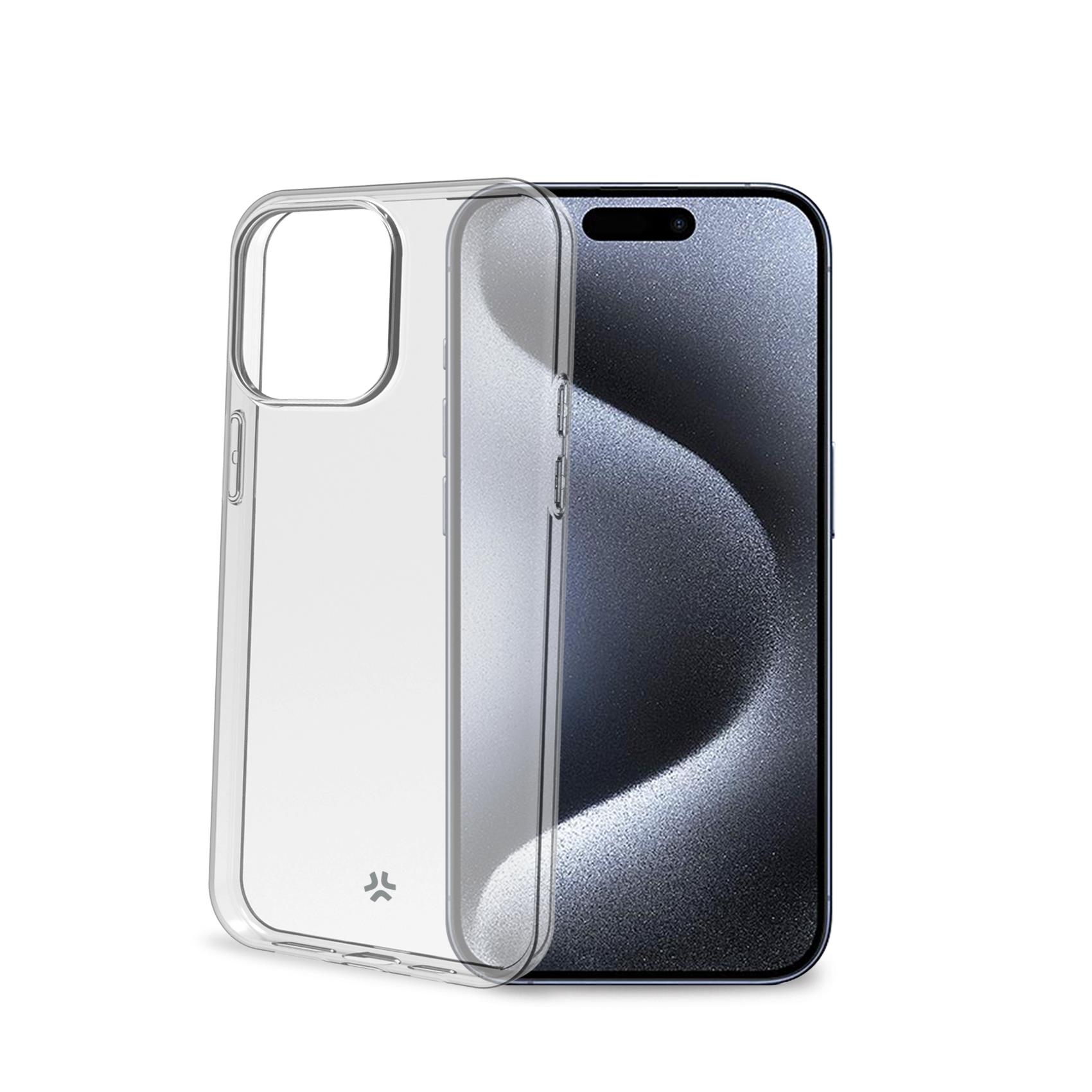 Cover Celly GELSKIN Trasparente per iPhone 15 Pro - immagine 3