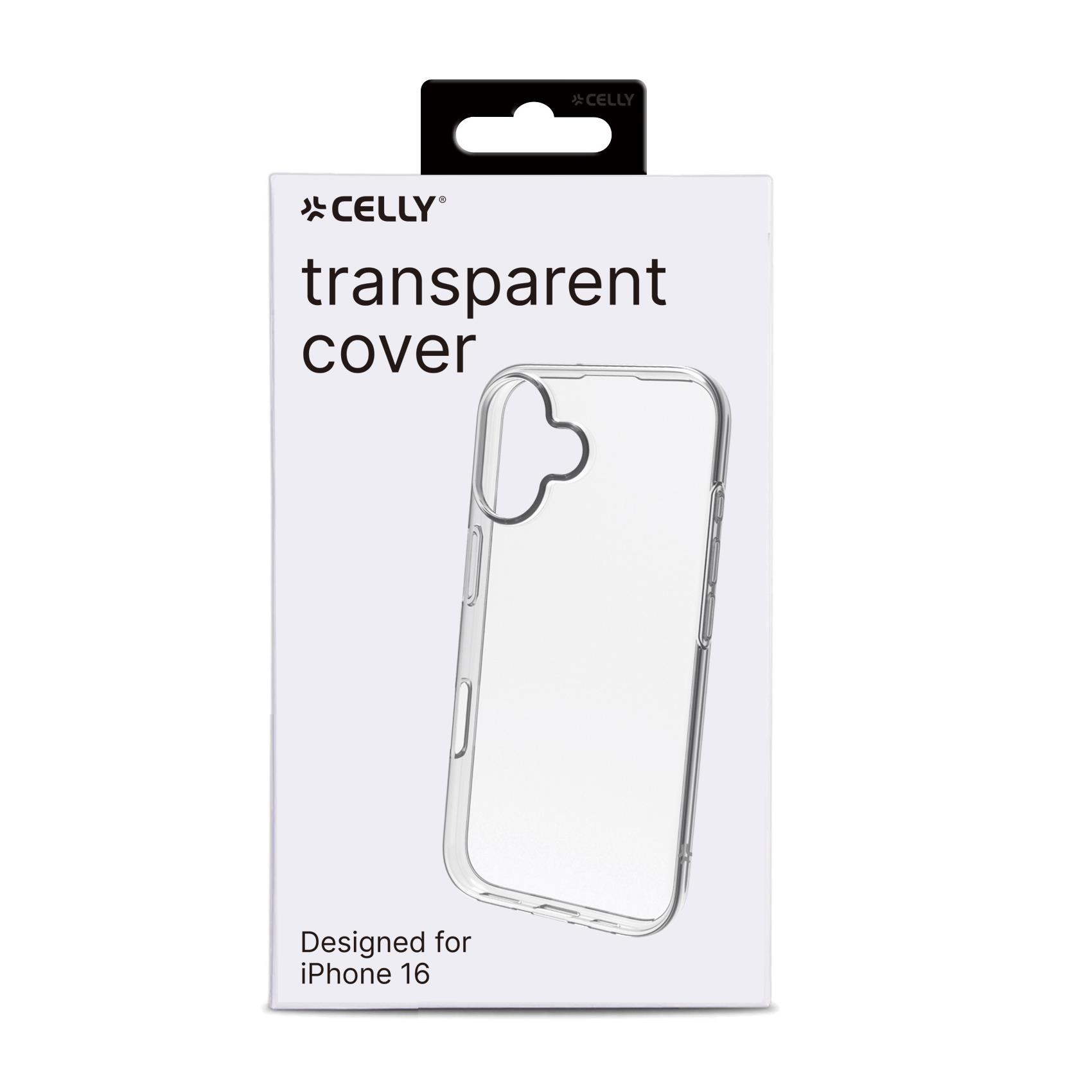 Cover Celly GELSKIN Trasparente per Apple iPhone 16 - immagine 4