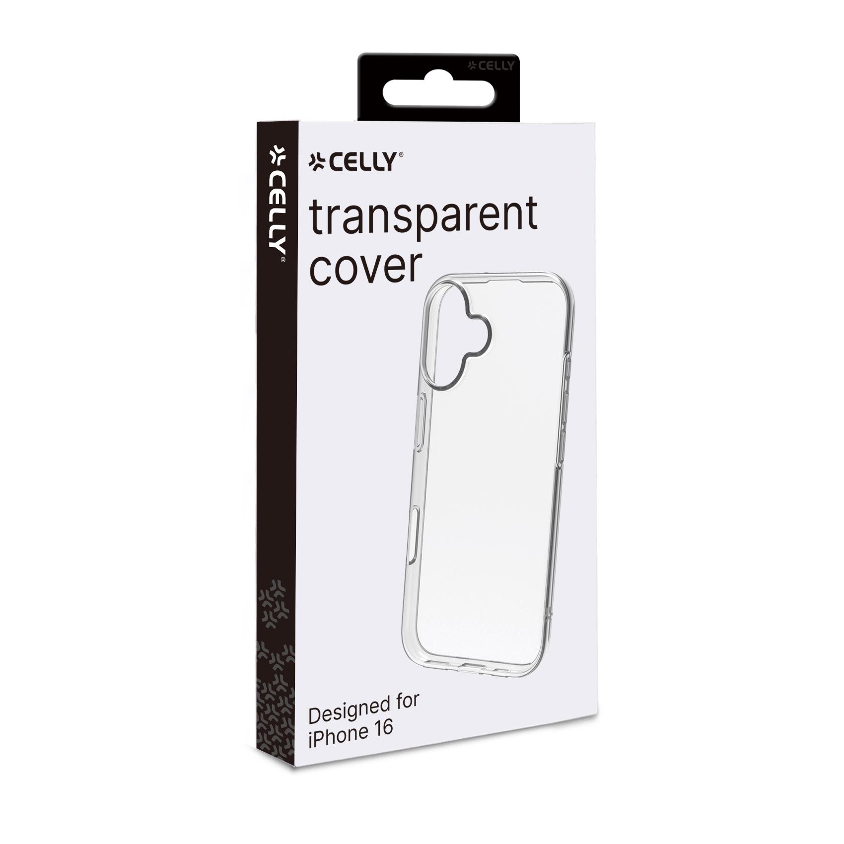 Cover Celly GELSKIN Trasparente per Apple iPhone 16 - immagine 5