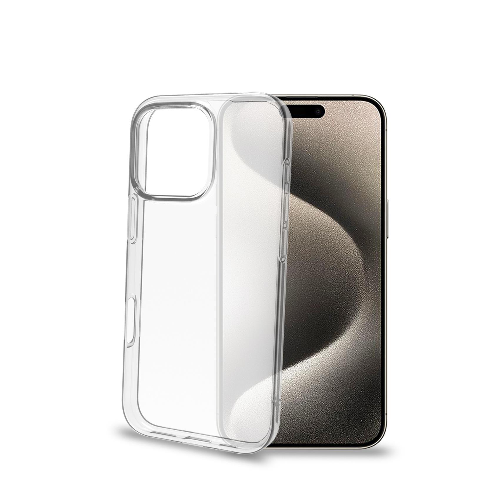 Cover iPhone 16 Pro Celly GELSKIN Trasparente TPU - immagine 3